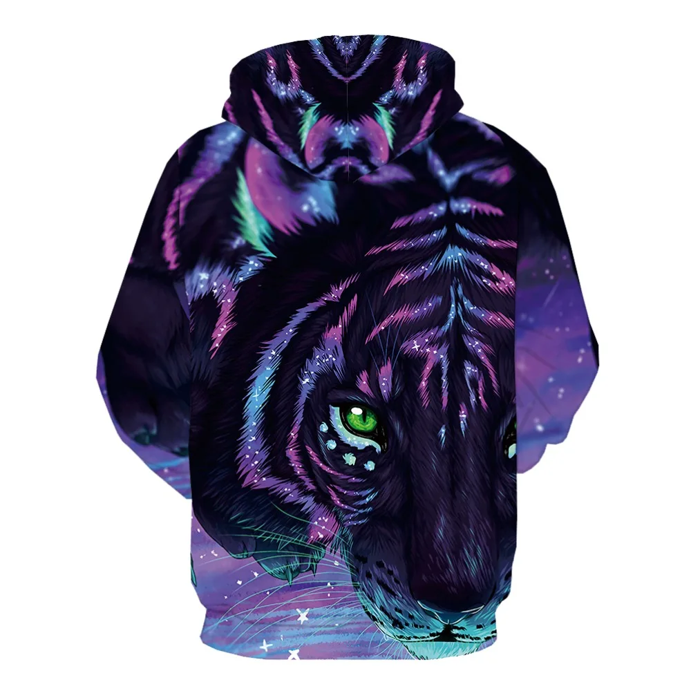 3d Hoodies Tiger Sweatshirts men Animal Hooded Casual Harajuku Sweatshirt Printed Colorful Hoody Anime 3d Printed Long Sleeve