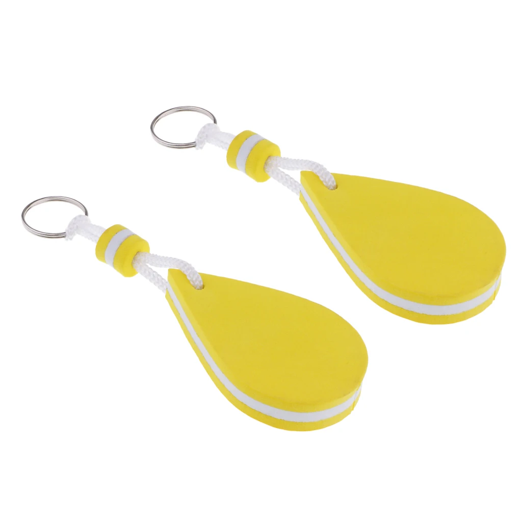 2 Pcs Sailing Floating Key Chain Boat Float Marine Keys Ring Holder Buoyant Floating Keychain Inflatable Boats Accessories