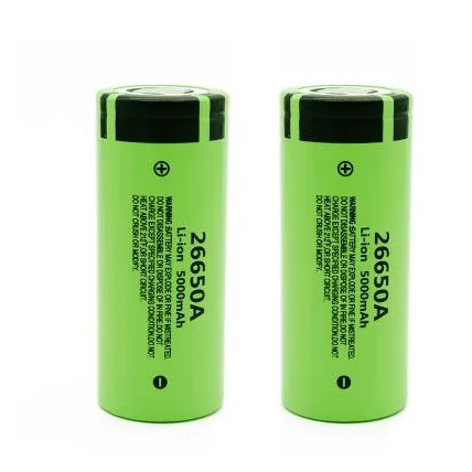 Dolidada аккумулятор для Panasonic 26650A 3,7 V 5000mAh высокой емкости 26650 литий-ионные аккумуляторы