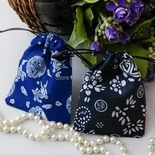 100 шт, 9x12 см, хлопковая сумочка из органзы с завязкой, сумка для ювелирных изделий, Рождественский/свадебный подарок