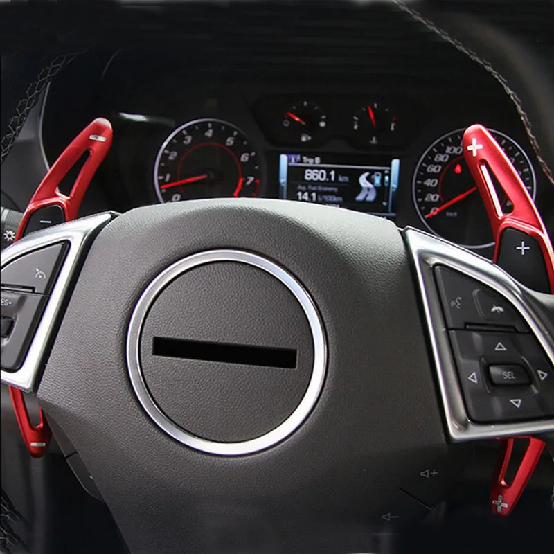 Автомобильный Стайлинг для 6-го поколения Chevrolet Camaro алюминиевое весло шифтеры Переключатели скоростей на руле украшения отделка