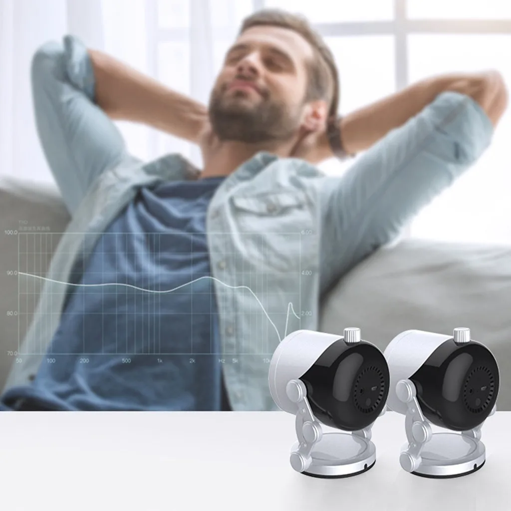 

MIABOO 360 Degree Stereo 2 Wireless Bluetooth Speakers With Charging Base