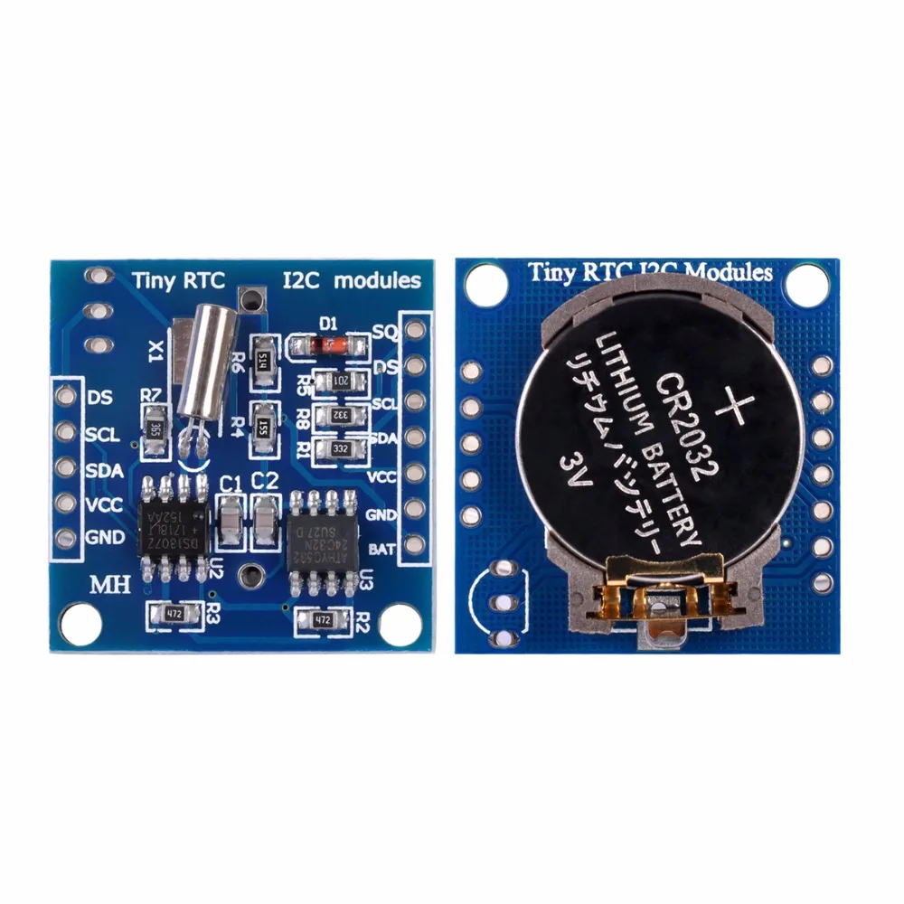 I2C РТК DS1307 AT24C32 часы реального времени модуль 51 AVR ARM PIC для arduino 100X # J150|rtc ds1307|rtc modulepic