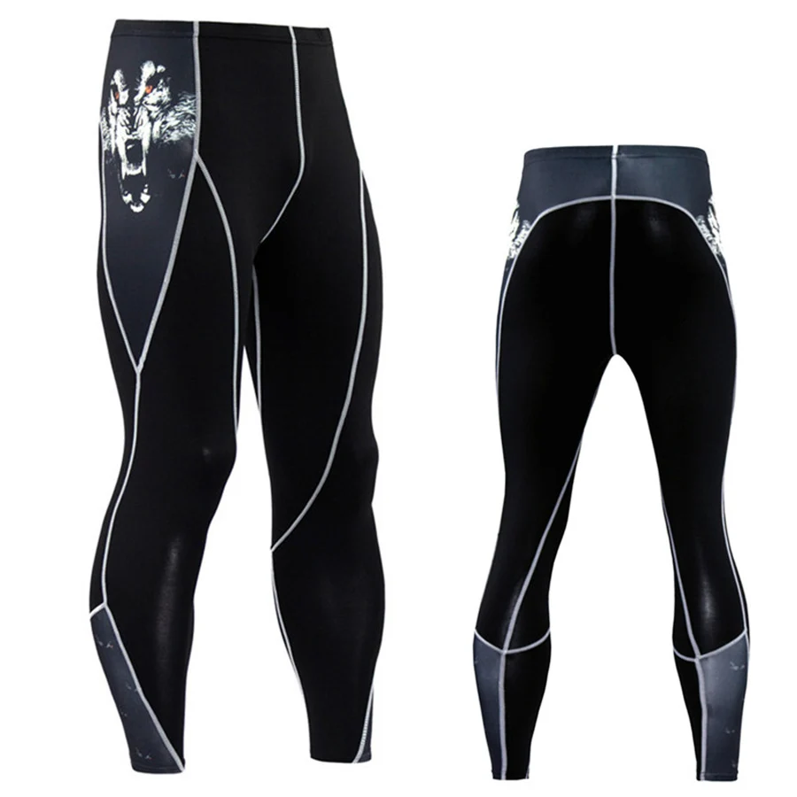 Мужская футбольная тренировочная основа слой набор компрессионная одежда термобелье гимнастический тренировочный комплект для бега спортивный Рашгард мужской - Цвет: Pants