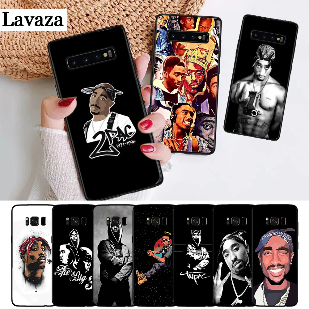 

Lavaza 2Pac Tupac Shakur Silicone Case for Samsung S6 Edge S7 S8 Plus S9 S10 S10e Note 8 9 M10 M20 M30