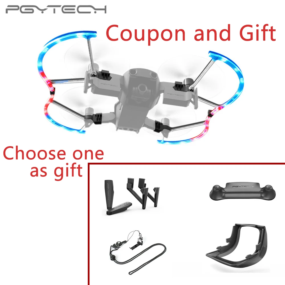 

PGYTECH For Mavic Air LED Propeller Guard with Colorful Lighting Mode Protective Propeller Drone DJI Mavic Air Accessory