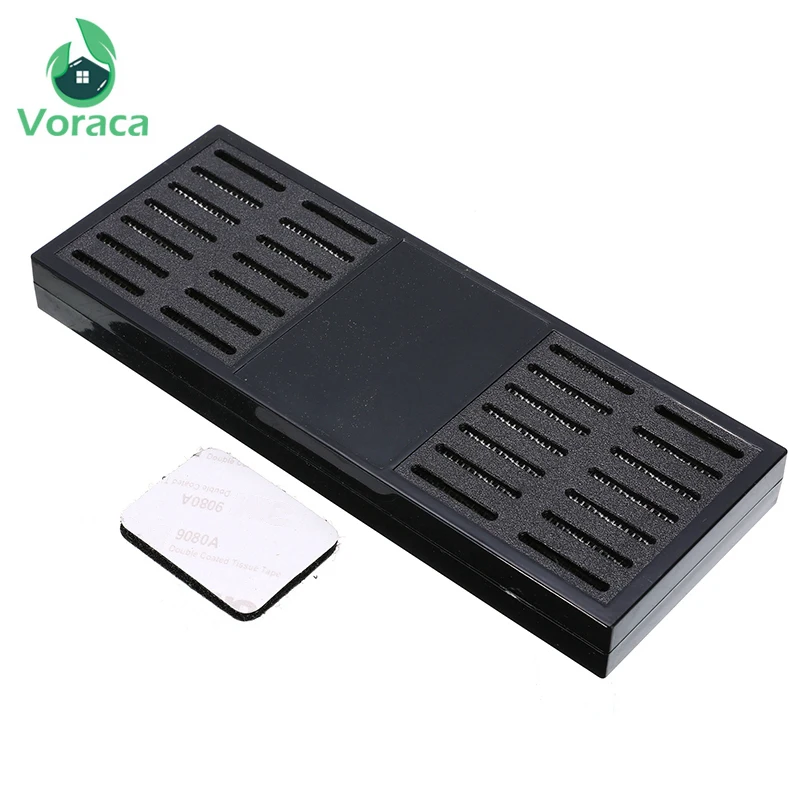 

165*60*15mm Portable Rectangular Smoking Cigar Humidor Black Tobacco Humidifier Cigarette Storage Box Smoking Accessories Tools