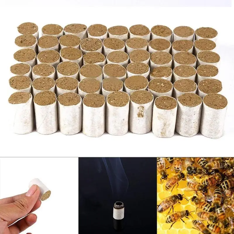 

54 Pcs/Set Beekeeping Refined Bee Smoker Herbs Bee Smoke Bombs Drive Bees In Bees Box Disinfect Equipment Beekeeping
