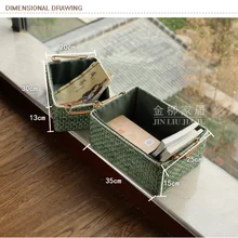 Домашняя ротанговая корзина ивовая корзина для хранения разное Хранение Корзина настольные Предметы корзина для хранения ткани willow bo