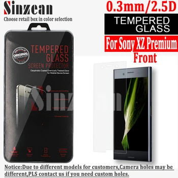 

Sinzean 100pcs For Sony XZ Premium tempered glass screen protector (0.3mm/2.5d/9H) with retail box