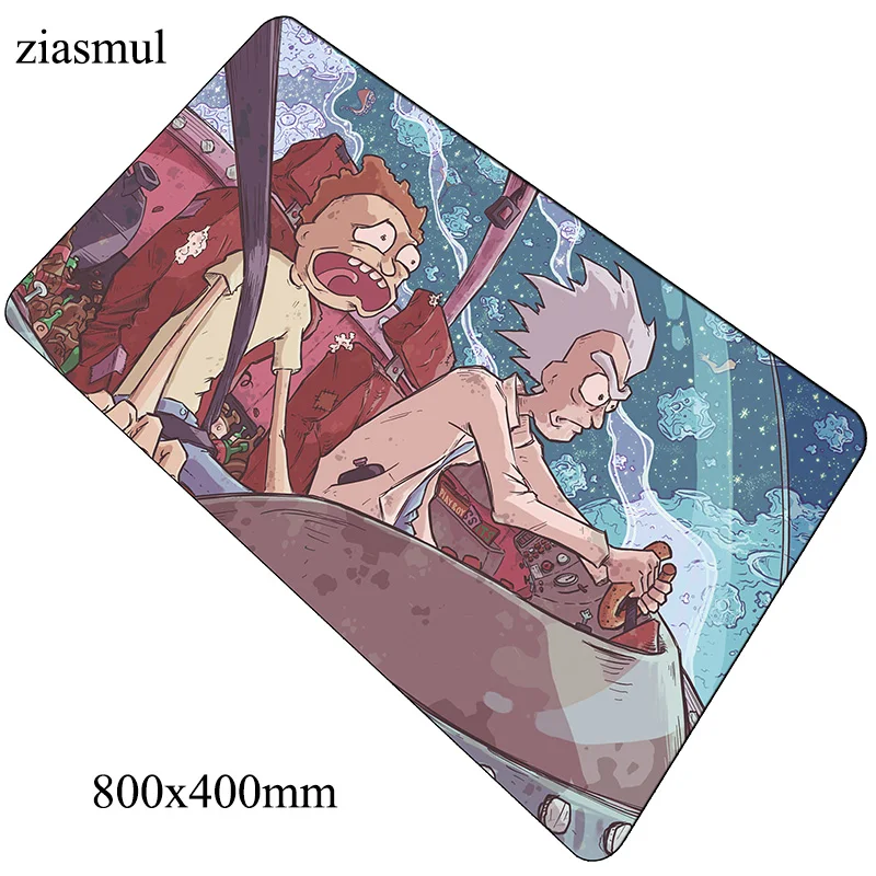 Rick and morty padmouse 800x400x3 мм игровой коврик для мыши лучший коврик для мыши геймер компьютерный стол Рождественский коврик notbook mousemate pc