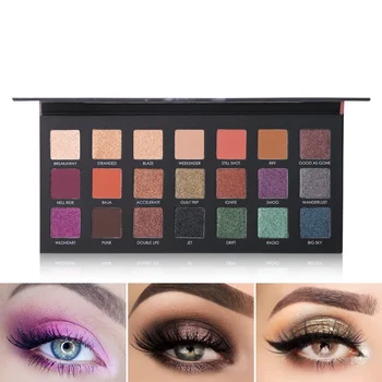 

21 Colors Shimmer Matte Eyeshadow Makeup Palette Glitter Long Lasting Pigment Beauty Eye Shadow Sombras Cosmetic Y1