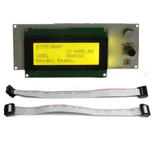 3D Printer LCD 2004 Display Module Smart 20*4 for Utimaker / Rumba / GT2560 / GTM32 Main Board Yellow