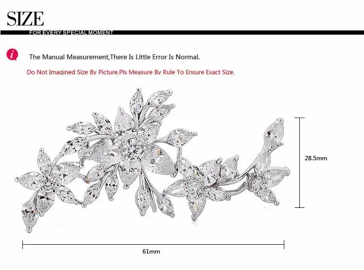 Luoteemi модная шаль Интимные Аксессуары Роскошные Ясно CZ Камни свадебный цветок брошь для womwen свадебный брошь букет ювелирные изделия