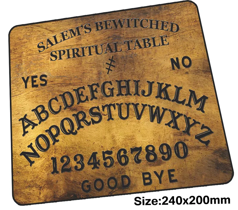 Ouija коврик для мыши, 240x200x3 мм, коврики для мыши, лучший игровой коврик для мыши, геймер, рождественские подарки, персонализированные коврики для мыши, красочный Коврик для ПК