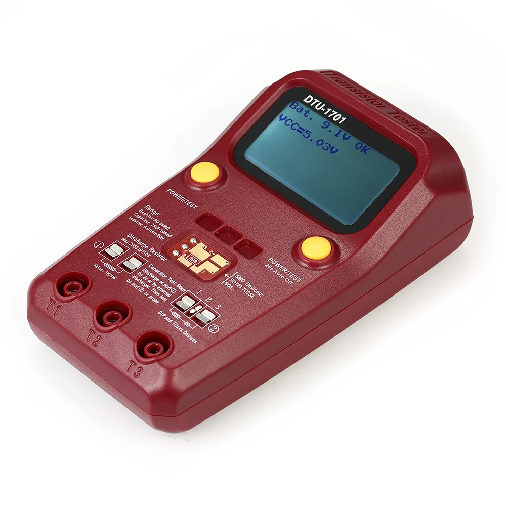 

Handheld LCD Digital Transistor Tester SMD Resistance Diode Inductance Capacitance ESR Meter Wide Application