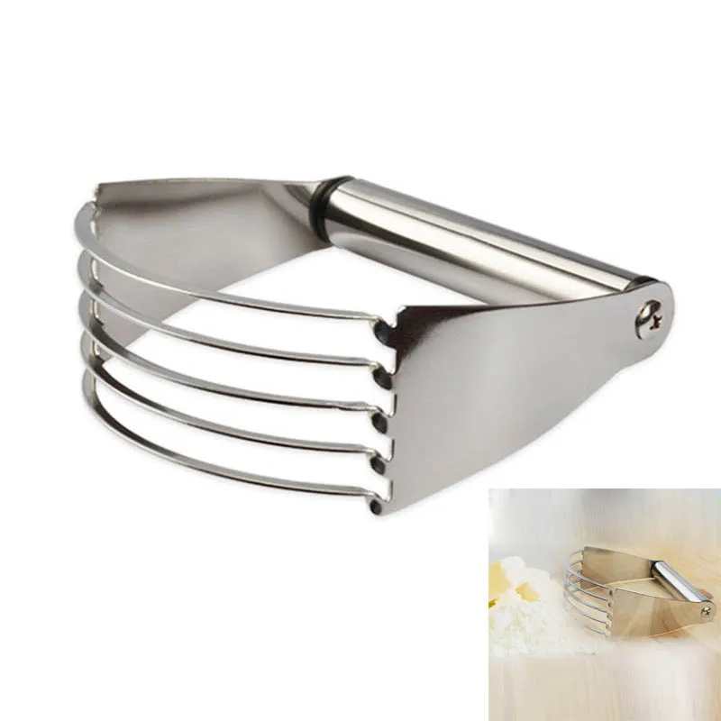 Manual Dough Blender Stainless Steel Baking Pastry Blades Butter Lard
