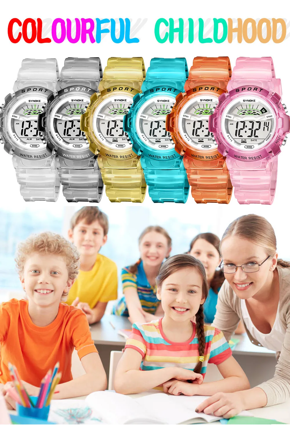 Стильные популярные спортивные часы reloj детские часы montre enfant часы для мальчиков подарок детские часы для девочек детские часы Relogio Infantil # F