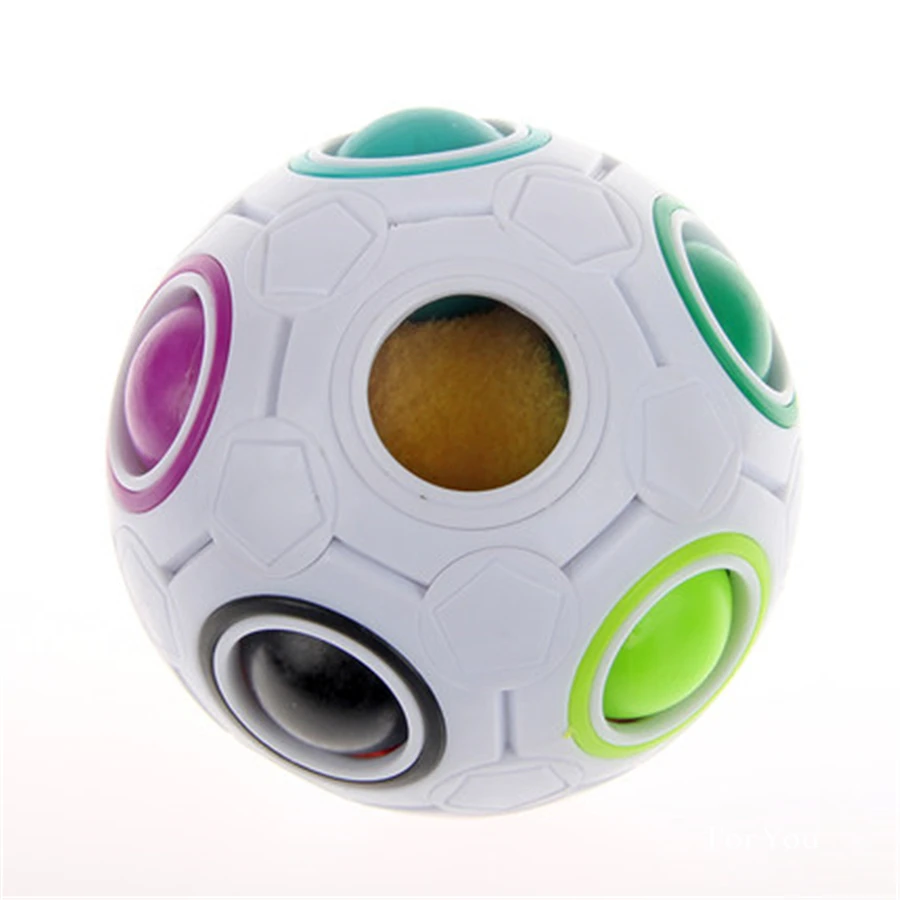 Balls Magic Cube Ball Puzzle Fidget Toys Kids Football Cube Mini New