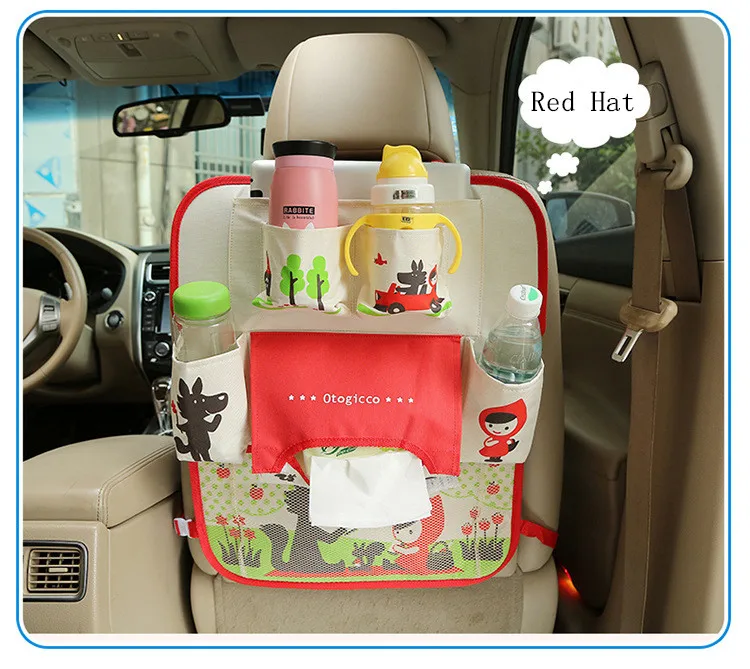 

Multi-Pocket Back Seat Storage Bag Stroller Car Seat Organizer Holder Car Cup Food Storage Hanging Bag Baby Kids Diaper Bag