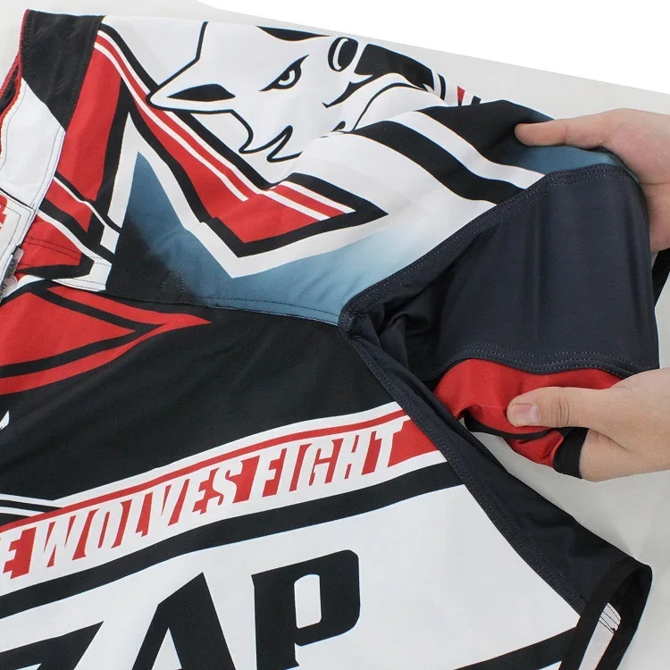 VSZAP Boxing Shorts MMA Boxing Men's Muay Thai Boxing Shorts Printing MMA Shorts Fight Grappling Short Polyester Kick Gel Thai