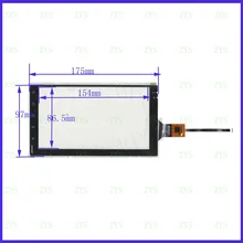 ZhiYuSun 7 дюймов 174*97 емкостный esolution стеклянный Датчик GT911 совместимый LXH-TPC0013