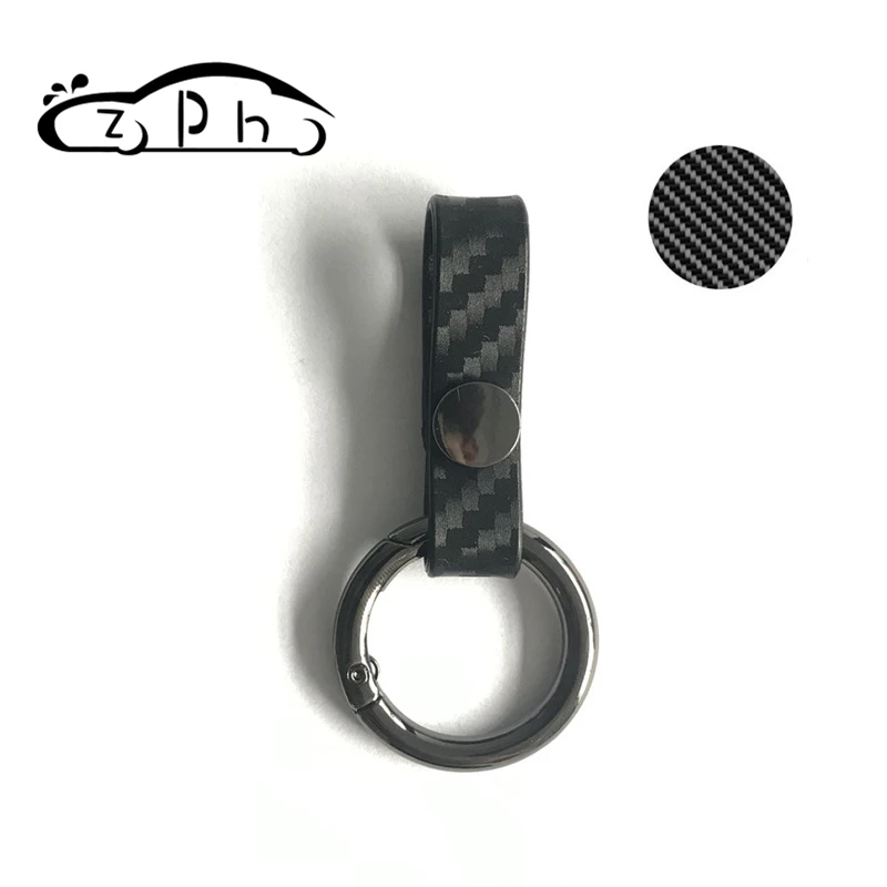 

Silicone Carbon Fiber Patten Fashion Motorcycle Car Key Holder Key Rings KeyChain Accessories For BMW AUDI KIA Toyota Free Ship