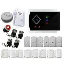 Ruso Español Italiano Eslovaco Con Cable Inalámbrico IOS Android APP Sistema de Alarma GSM SMS de Ladrón del Hogar de Seguridad de Control de Alarma de Sabotaje