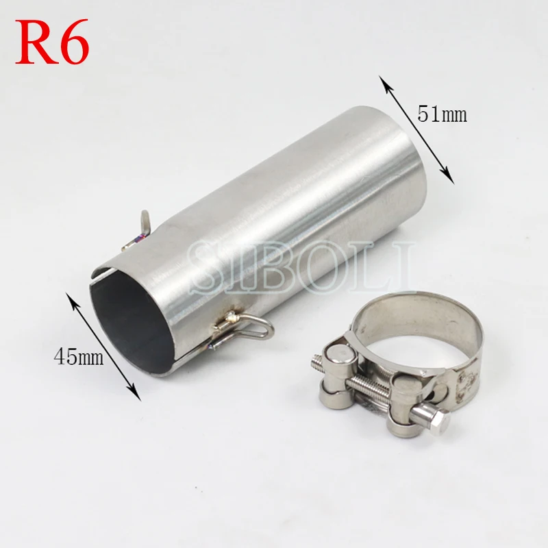 R6 YZF мотоцикл без шнуровки трубы глушитель для Yamaha 2006 2007 2008 2014 лет AK128|motorcycle slip on