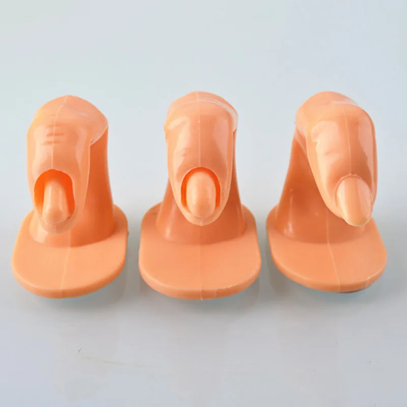 

Professional Nail Art Training Practicing Display False Tips Finger Fake Hand Acrylic UV Gel Manicure Tool TY99