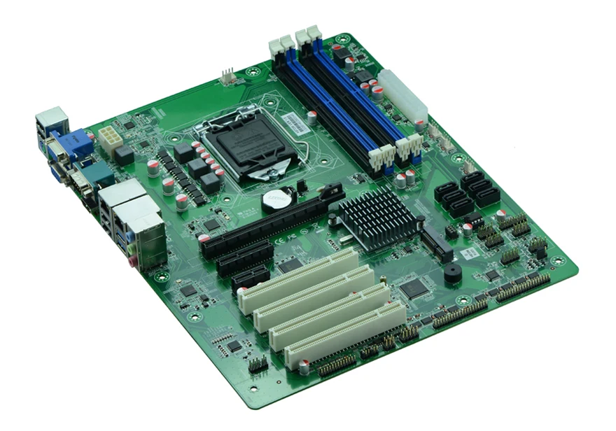 Industrial motherboards support LGA1150 Intel Core i3/i5/i7 Pentium 22nm Core processor with 14*USB/10*COM/4*PCI/6*SATAII