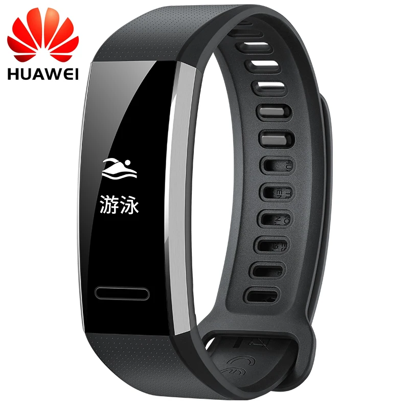 

In Stock Original Huawei Sport Band 2 GPS Version Smart Wristband PMOLED Screen Touchpad Heart Rate Monitor 50M Waterproof