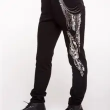 M-3XL новые мужские женские брюки для певца, танцора DJ модные брюки Гарун с блестками плюс размер Хип-Хоп Ночной клуб костюмы для выступлений