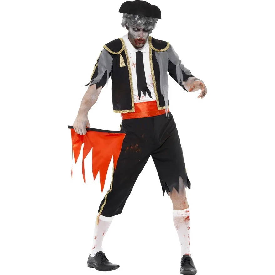 Страшные костюмы Ужасов Зомби на Хэллоуин, костюм для косплея, пиратские костюмы призрака