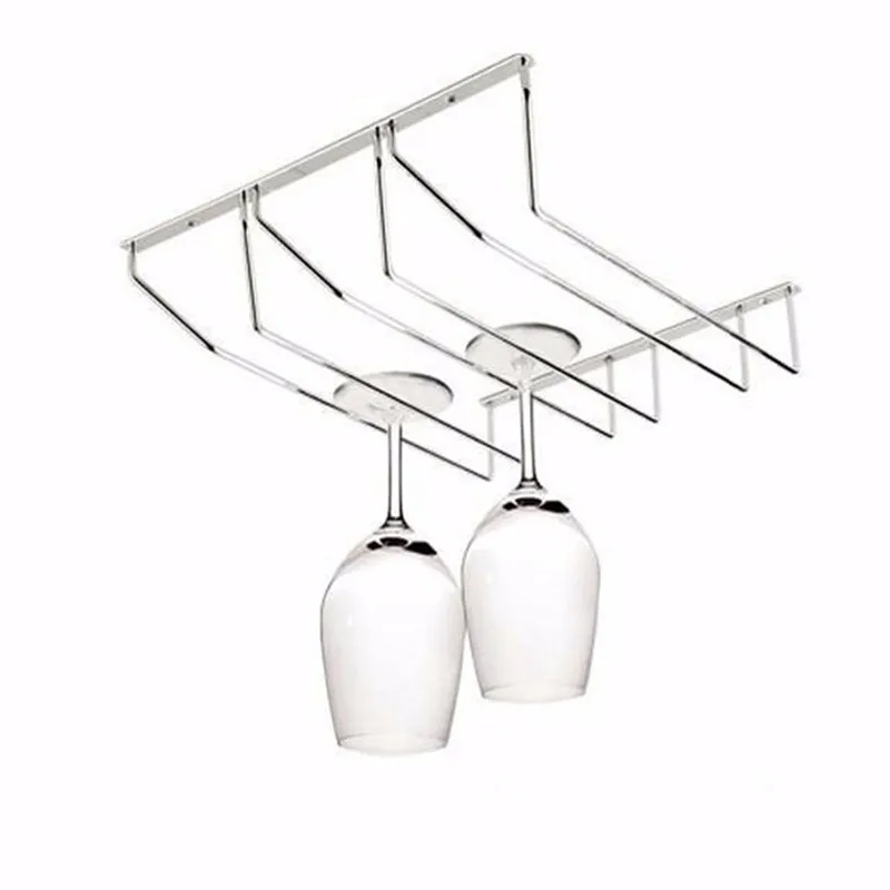 Buy Red Wine Hang Upside Down Cup Holder 3 Rows Cup