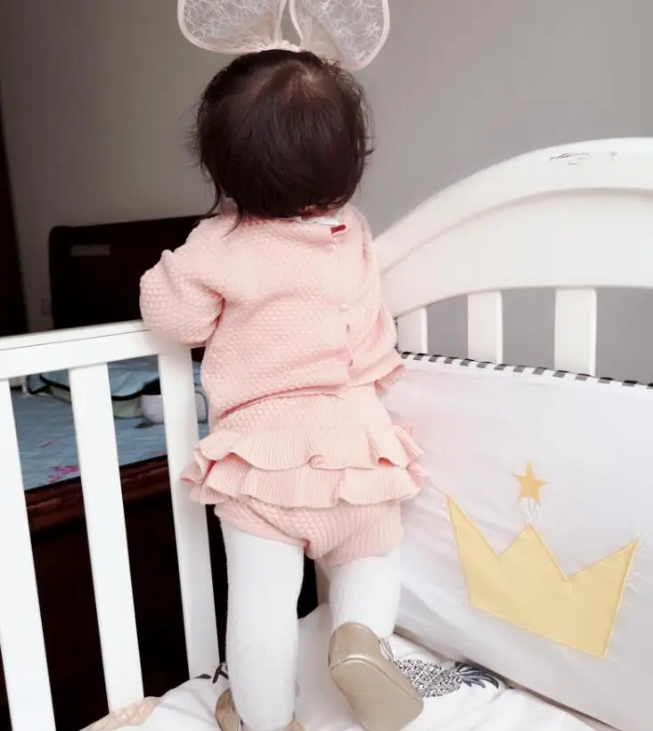 2018-Wholesale-Baby-Girls-Boys-Knitted-Set-Sweater-Ruffles-Shorts-Cotton-Baby-Girls-Suits-0-2T (4)