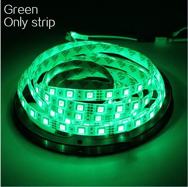 DC 12 В светодиодный светильник Гибкая Диодная лента SMD 5050 2835 RGB 24Key 44Key дистанционный водонепроницаемый светильник ing 1 м 2 м 3M 4M 5 м - Испускаемый цвет: Green