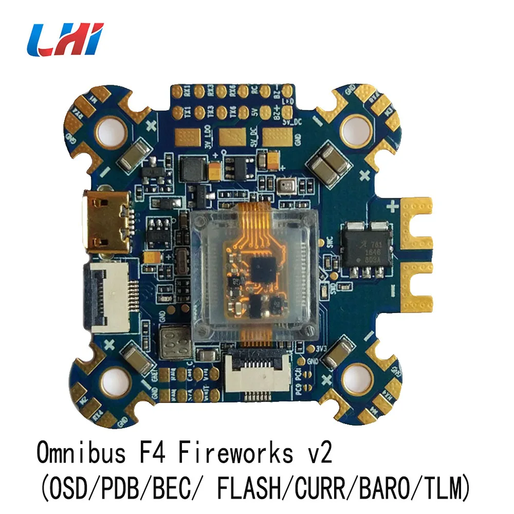 Omnibus F4 Fireworks v2 с Airbot Wraith32 V2 35A BLHeli_32 DSHOT 32bit и OSD Новое прибытие модель полета|Детали