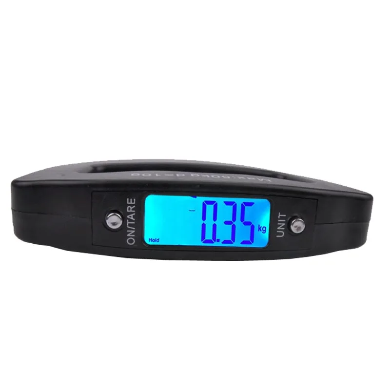 

Portable luggage scale digital portable electronic scale kitchen electronic weighing 50KG baking hook (black)