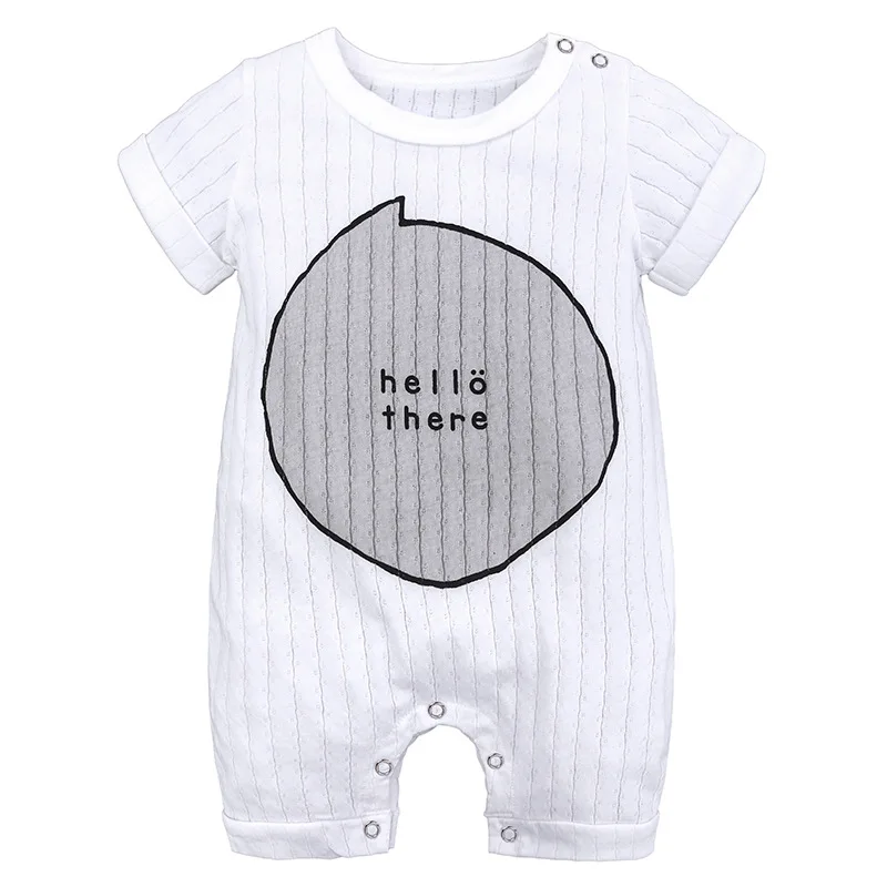 

Baby Boys Baby Girls Cotton Romper Infant Summer One Pieces Romper Newborn Baby Clothes 3M 6M 9M 12M 18M