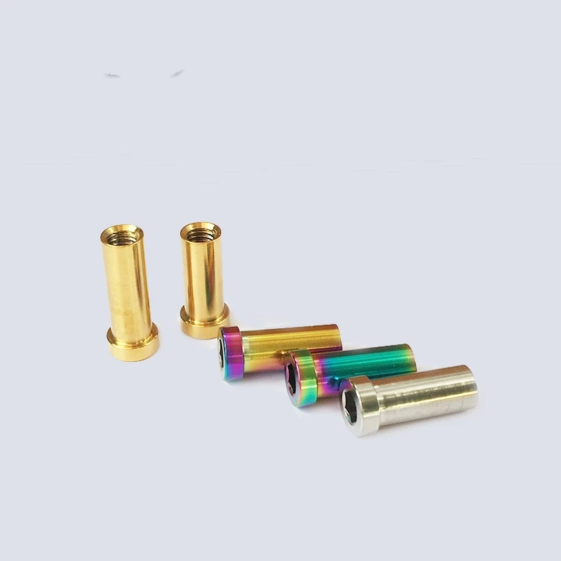 Titanium Ti Recessed Bike Bicycle Brake Bolt Nut 15mm//22mm//25.5mm//33.5mm 1pcs