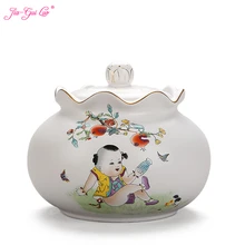 Jia-gui luo китайский Zisha керамический чайный ящик влагостойкий водостойкий хороший выбор для сбора для сухофруктов и конфет