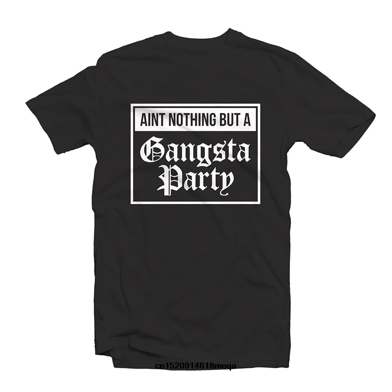 

t shirt Fashion Men's T-Shirt GANGSTA PARTY T SHIRT 1475 - 2Pac Tupac California Love Westside Hip Hop Urban