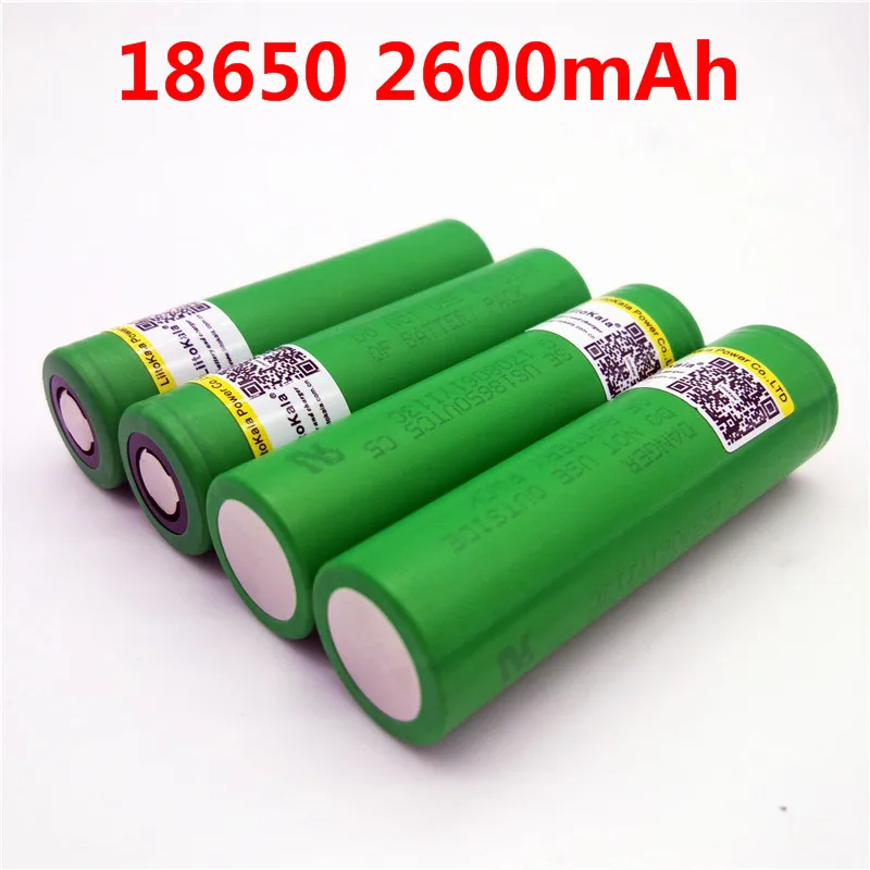 

4PCS/LOT Liitokala Original 3.6V 18650 2600mah battery US18650 VTC5A 2600mAh High Drain 40A Battery