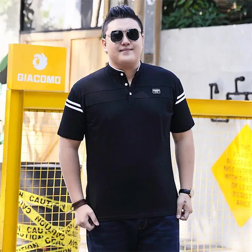 Новые брендовые летние футболки с коротким рукавом 10XL 8XL 6XL 5XL 4XL 2018 мужские