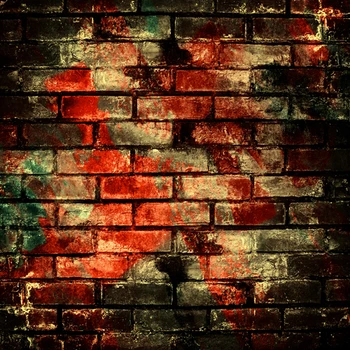 

HUAYI Art Fabric Digital Printing Brick Wall Backdrop Customize Newborns Background D-7158