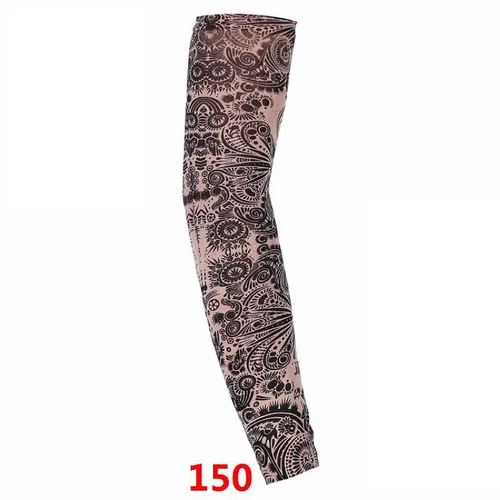 1 Pcs 2019 Hot Cycling Sports Tattoo UV Cool Arm Sleeves Cycling Running Arm Warmer Sport Elastic Oversleeve Arm Warmers Pakistan