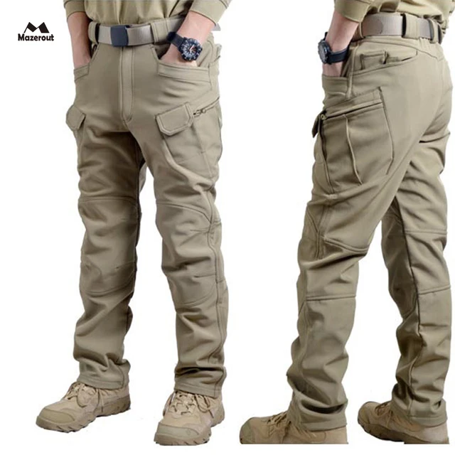 MAZEROUT Men Winter Waterproof Hunting Tactical SharkSkin