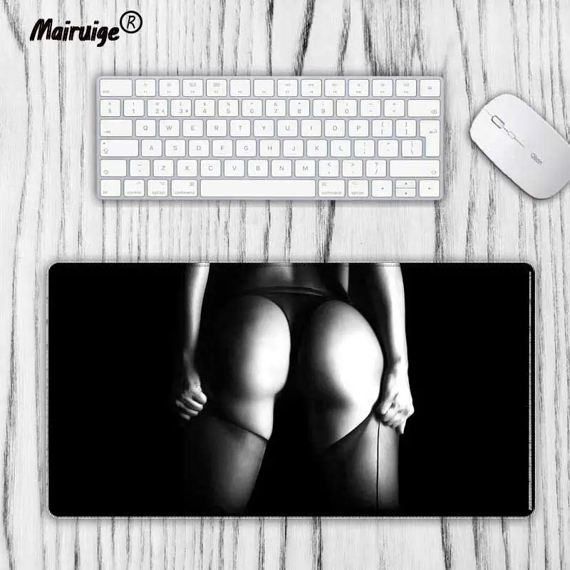  Mairuige Sexy Girl Ass Large Size Gaming Mouse Pad Gaming Keyboard Anti-Slip Mat Cleat Carpet Gift 