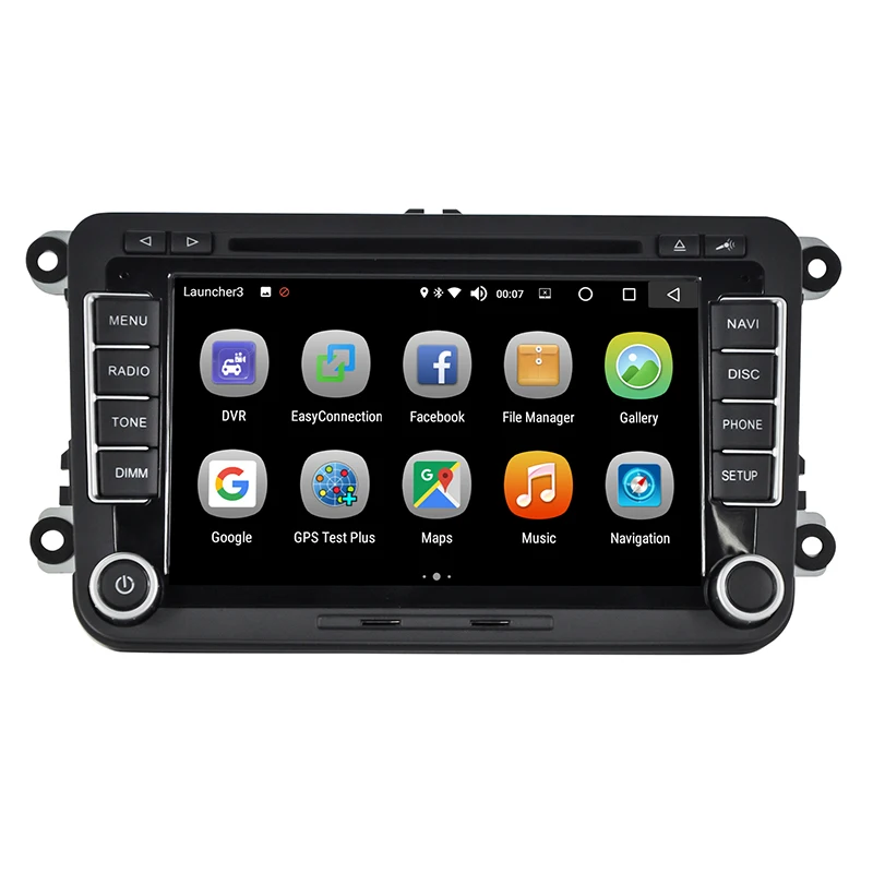 Автомобильный DVD-плеер с радио Android 8 0 мультимедийный Bluetooth 7 дюймов 2 Din 4 ГБ/32 ГБ